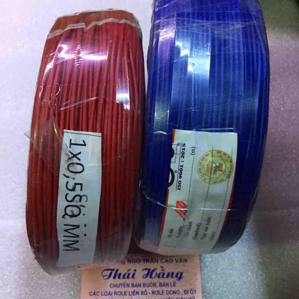 Dây điện 1x0.5 mềm giá 100 mét