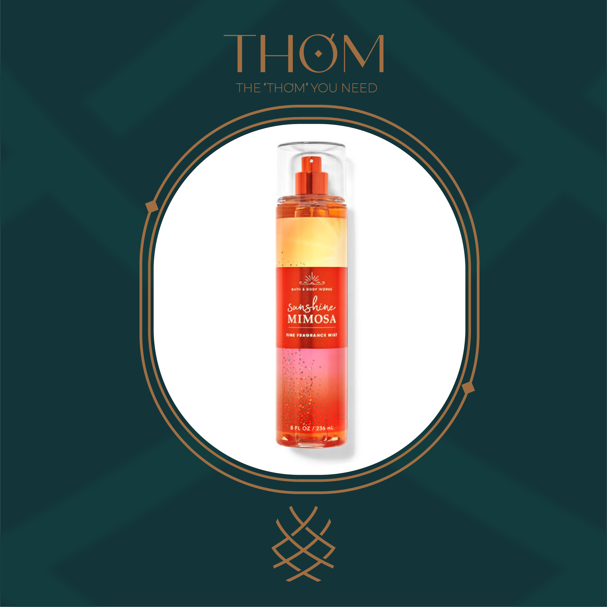 SUNSHINE MIMOSA | Xịt Thơm Toàn Thân Bath & Body Works 236ML