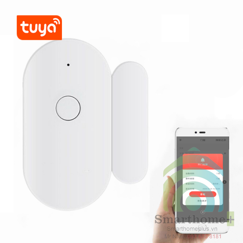 Cảm biến má từ báo động mở cửa wifi tuya shp-ma7