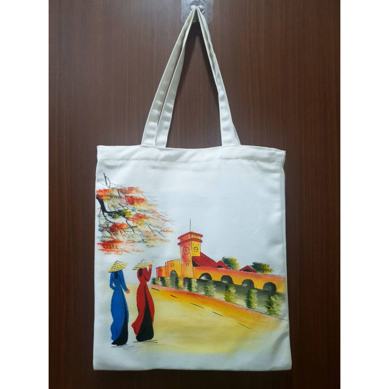 Túi Canvas vẽ cảnh