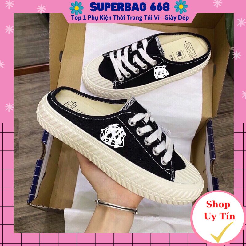 Giày Sục N Vải Thể Thao Đế Độn 4cm Xịn Siêu Xinh Xắn SPB 95