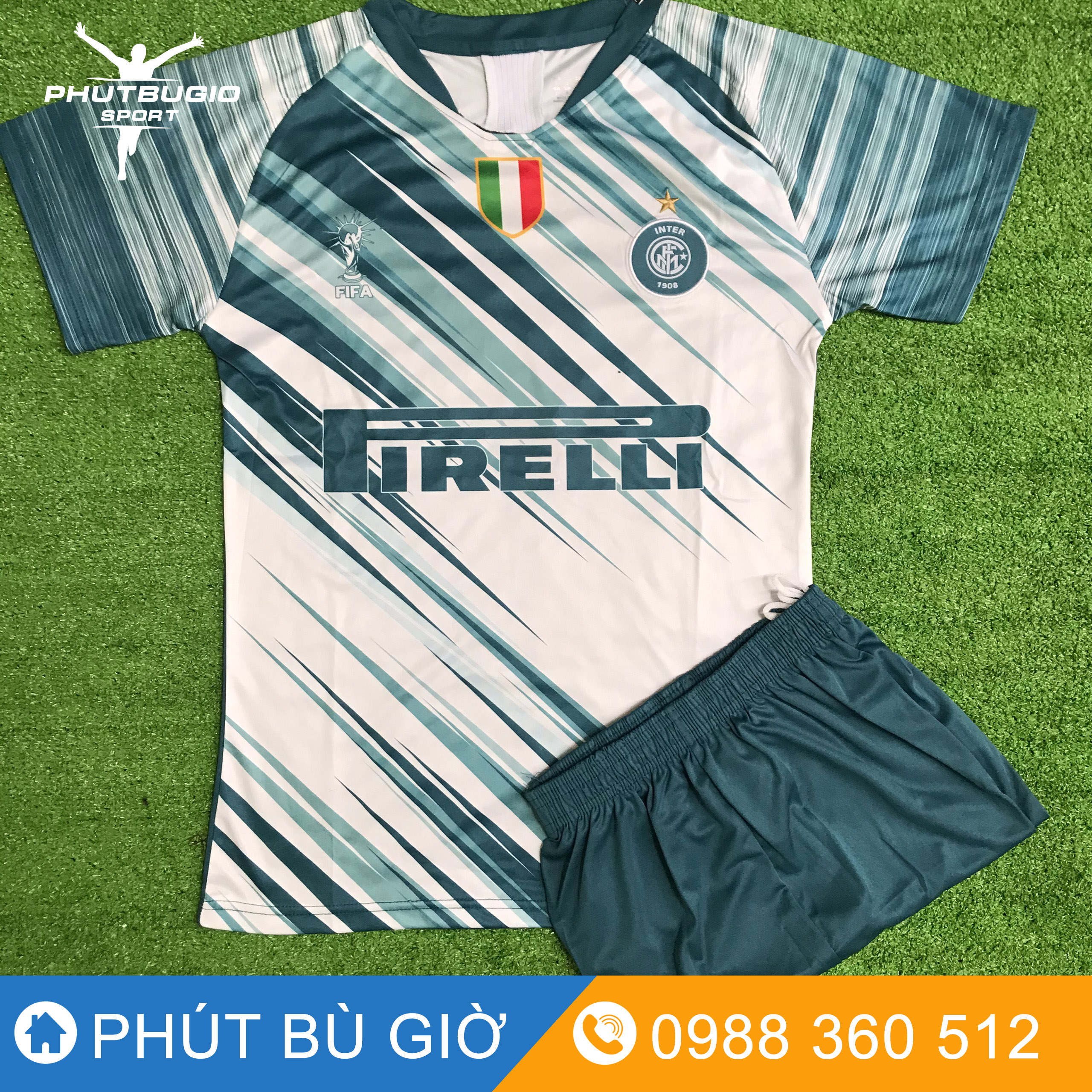 [ẢNH THẬT] Bộ áo bóng đá CLB INTER MILAN mới nhất 2019 - 2020 THUN LẠNH CAO CẤP - Quần áo đá banh chất tốt / Phút Bù Giờ Sports