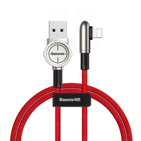Cáp sạc và truyền data đa năng Baseus Cho For iPhone 5 5S 5C SE 6 6S 7 8 Plus X XR XS Max Cable iPad công suất 2.4A gập 90 Độ vừa sạc vừa chơi game - Phân phối bởi Baseus Vietnam