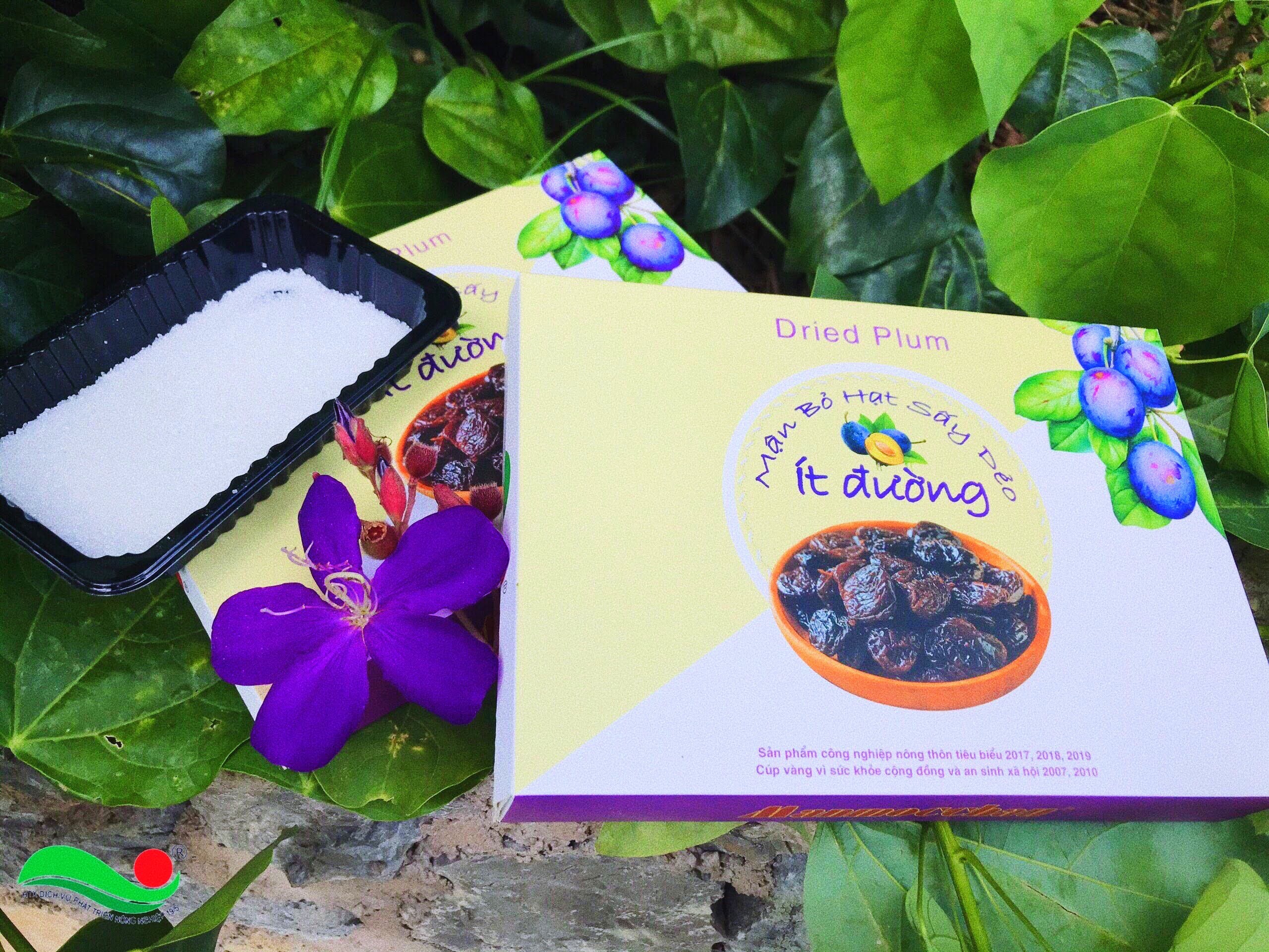 Mận Mộc Châu Bỏ Hạt Sấy Dẻo Ít Đường hộp 240g