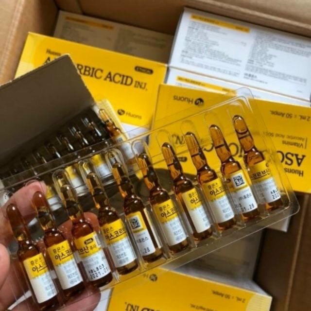 ❤️ Mẫu Hot❤️Vitamin C Houns Hàn Quốc cấy tảo  vỉ 10 lọ