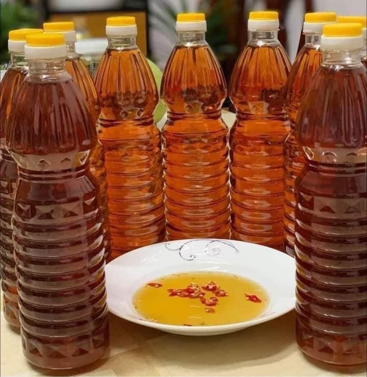 Combo 2 chai nước mắm nhỉ bình định - nước mắm cá cơm truyền thống bình định 450ml x 2 chai