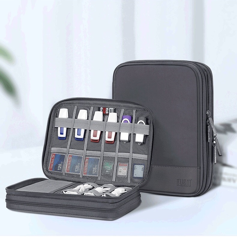 Túi đựng Ipad máy tính bảng 10.2 và phụ kiện công nghệ kháng nước quai cầm tiện lợi BUBM SXBL-XW