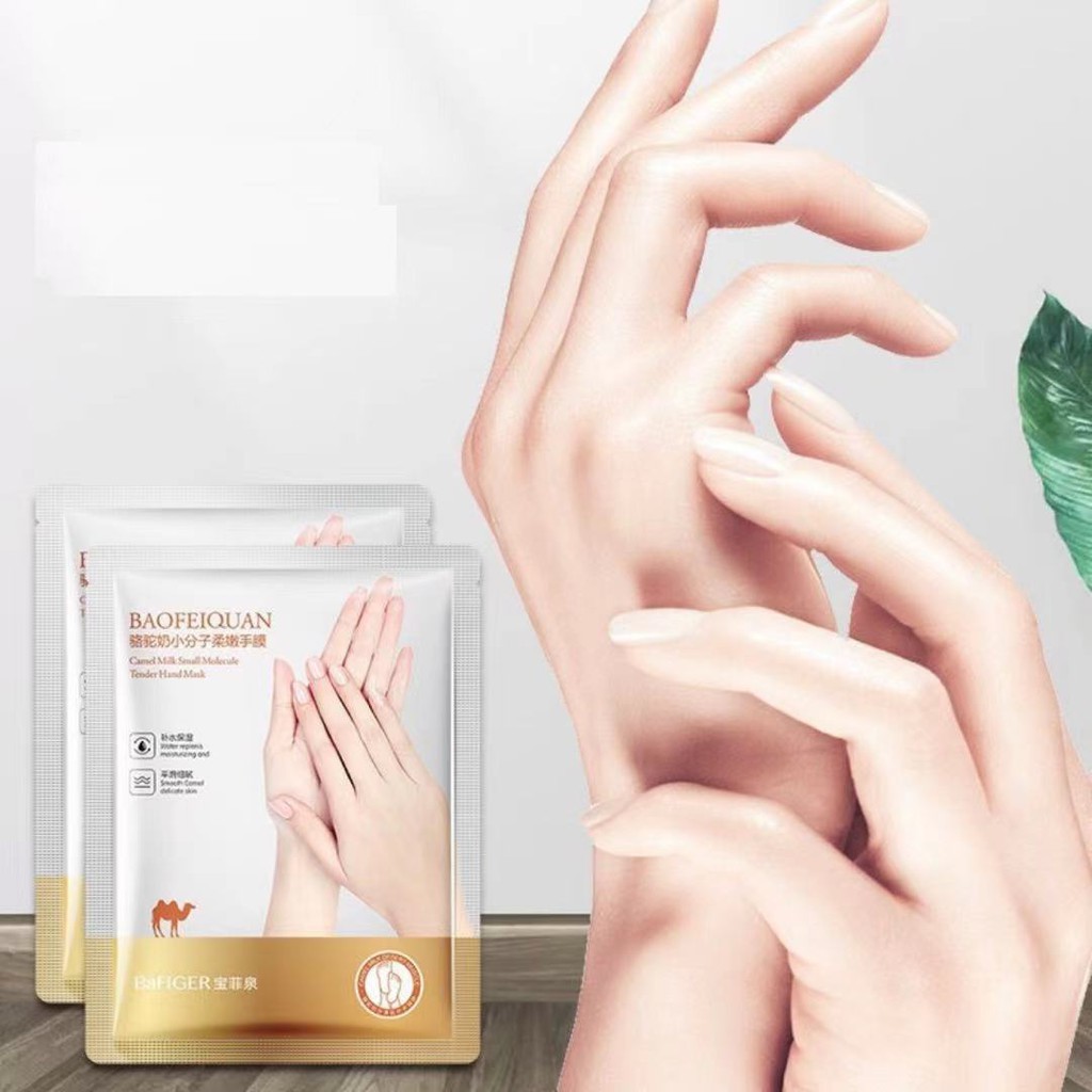 Mặt nạ ủ da tay dưỡng trắng mịn màng chống lão hóa baofeiquan