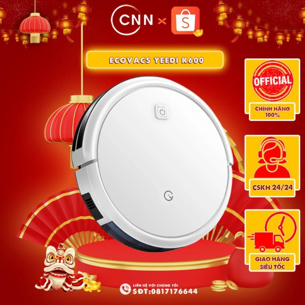 Robot Hút Bụi DDBOOT ROBOT - Robot Hút Bụi Lau Nhà Ecovacs Yeedi K600 B