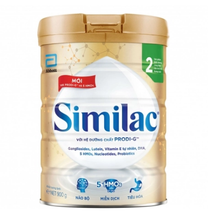 Sữa bột Similac 5HMOs số 2 - 900g 6 - 12 tháng