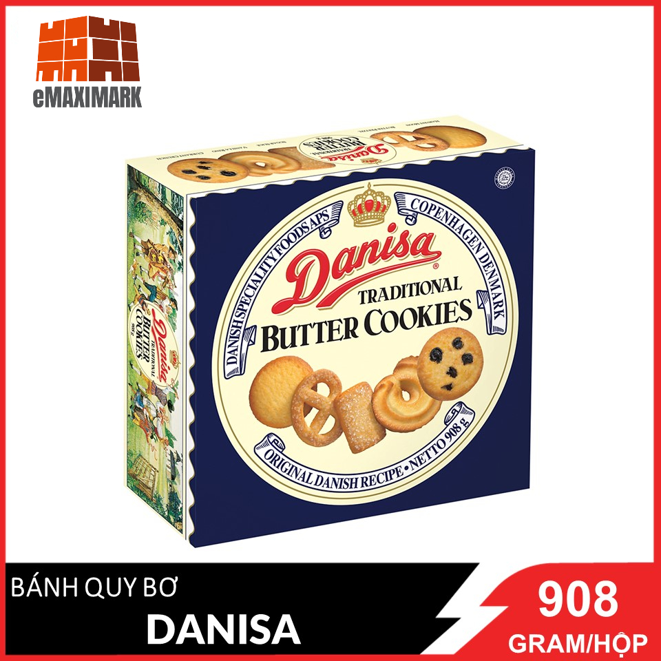 Bánh Quy Bơ Danisa Size Đại Hộp 908G