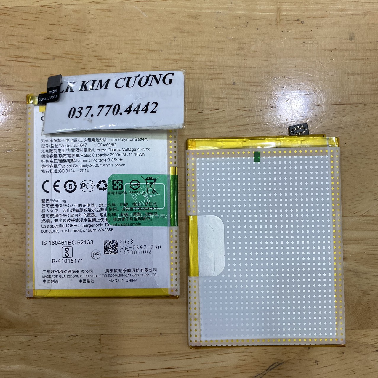 Pin blp647 dành cho oppo a77 / a79