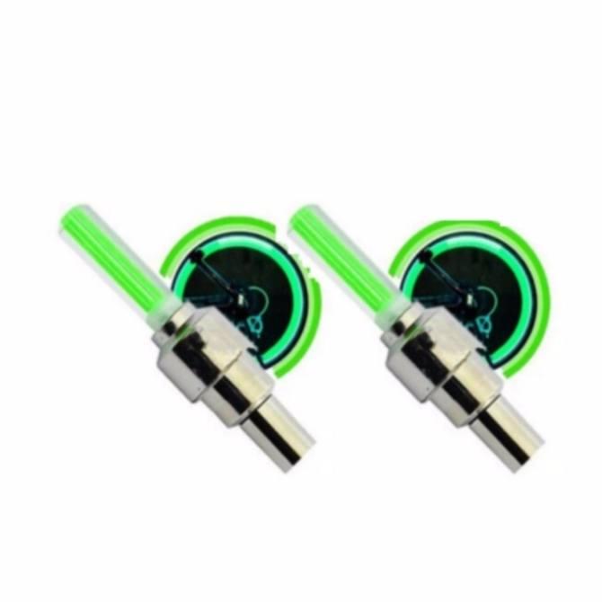 Bộ 2 đèn led gắn van cho bánh xe máy ô tô