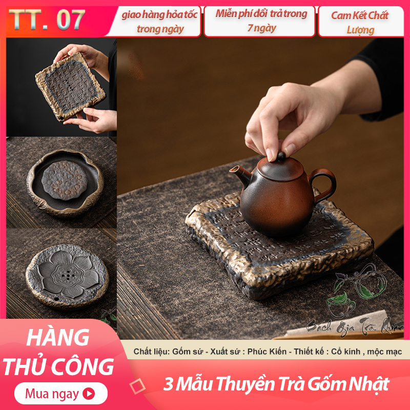 Thuyền Trà Gốm Nhật