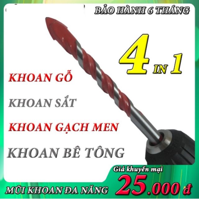 Mũi khoan đa năng 8mm