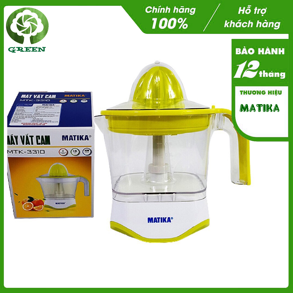 Máy vắt cam 1l matika mtk-3310 công suất 40w xoay 2 chiều không nát vỏ giữ nguyên dưỡng chất-hàng chính hãng