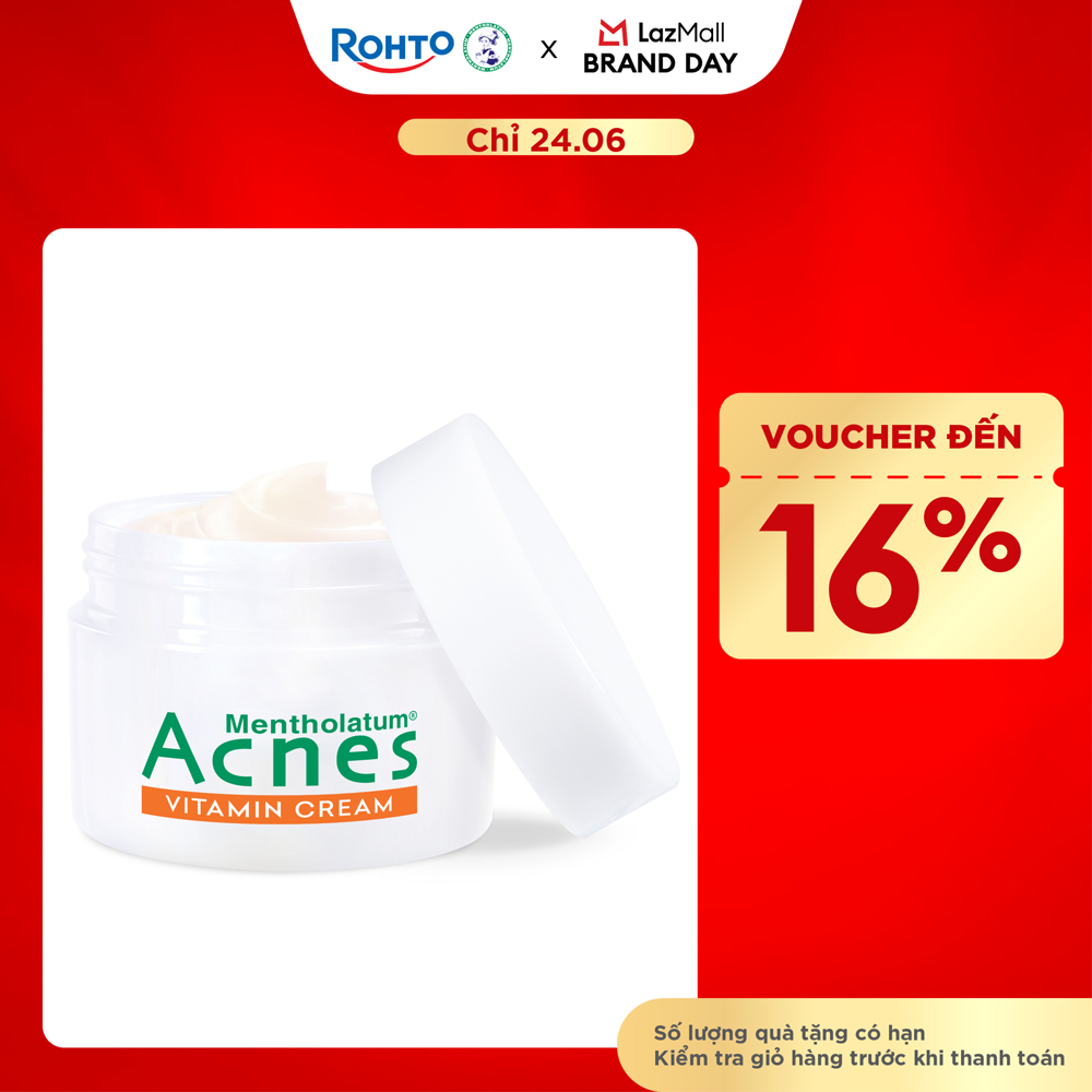 Kem dưỡng vitamin làm sáng da mờ sẹo thâm Acnes Vitamin Cream 50g