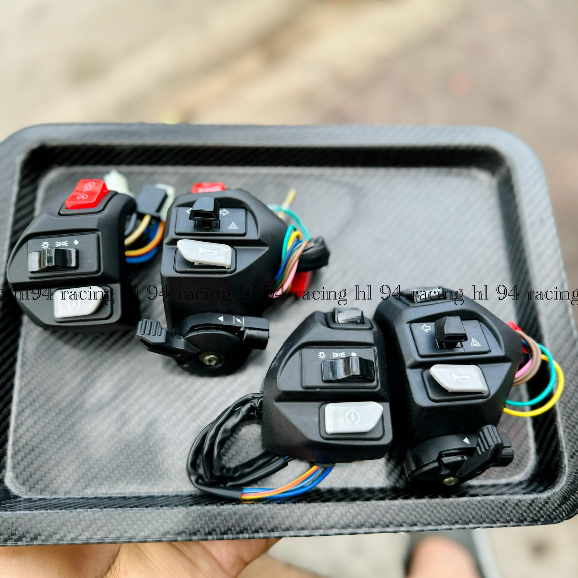  Cùm NVX Nút Đỏ Mod Dây Exciter 135 K2 có kéo E 