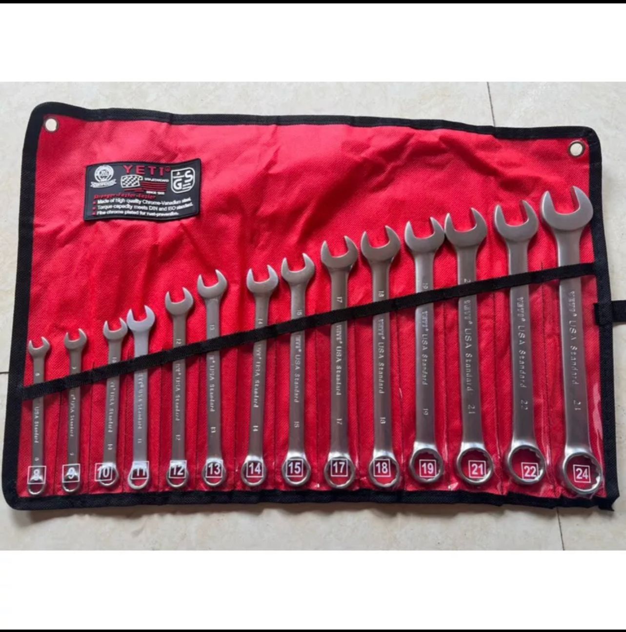 Bộ cờ lê yeti 14 chi tiết 8-24