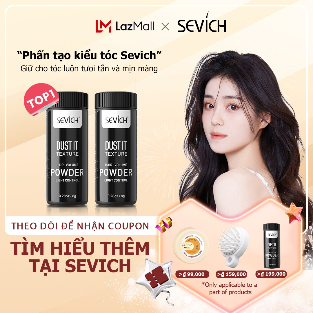 2PCS Bột tạo phồng tóc SEVICH Stlying Powder - INTL