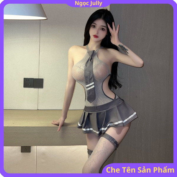 Váy ngủ cosplay nữ sinh quyến rũ D5709 🌹 Đồ ngủ sexy 🌹 Đồ ngủ gợi cảm 🌹🌹🌹