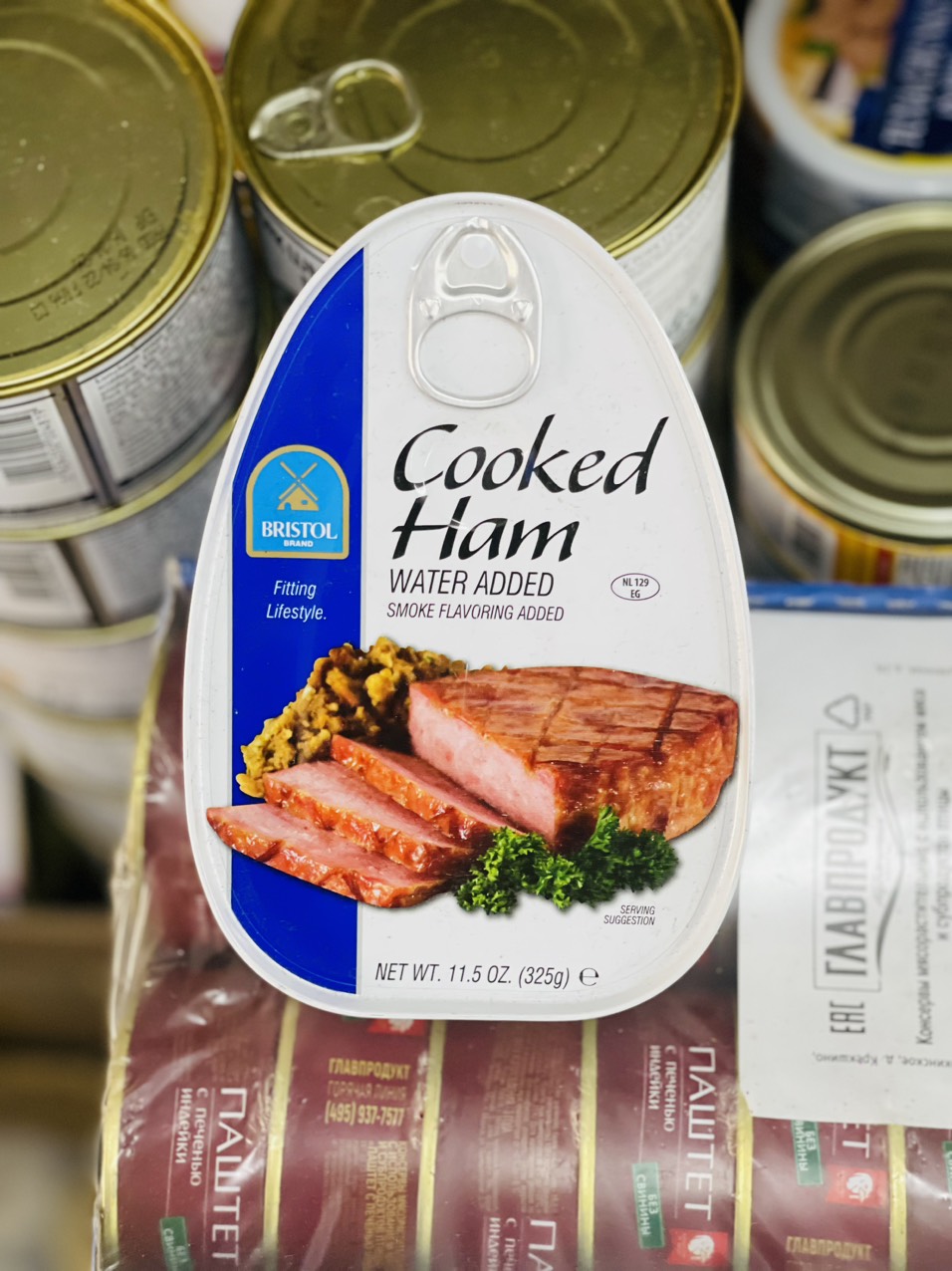 Thịt hộp ham - bristol cooked ham cooked ham meat 326g - hà lan