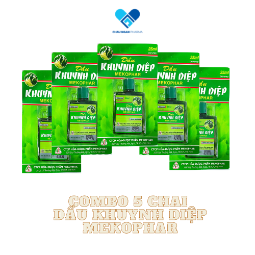 Combo 2 - 5 chai Dầu khuynh diệp Mekophar 25ml