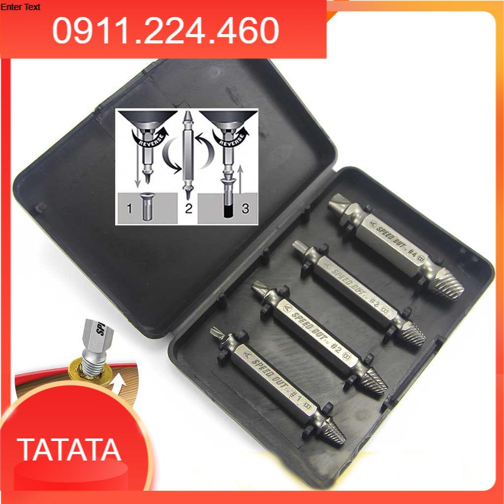 Bộ tháo vít gãy speedout S2 bốn mũi độ cứng 53