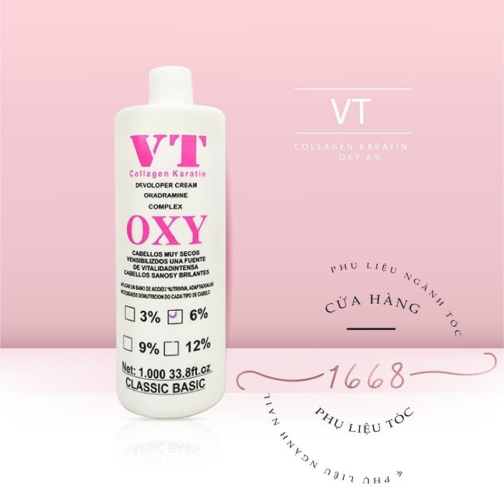Oxy Trợ Nhuộm OSAKA Collagen 1000ml Hàng Công Ty