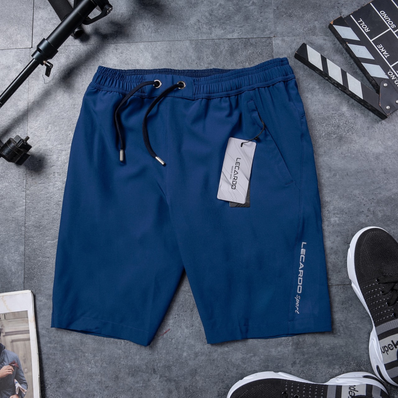 Quần đùi Lecardo cao cấp, vải mịn, mềm- Quần áo thể thao - Quần đùi nam cao cấp- Quần short LSR-15