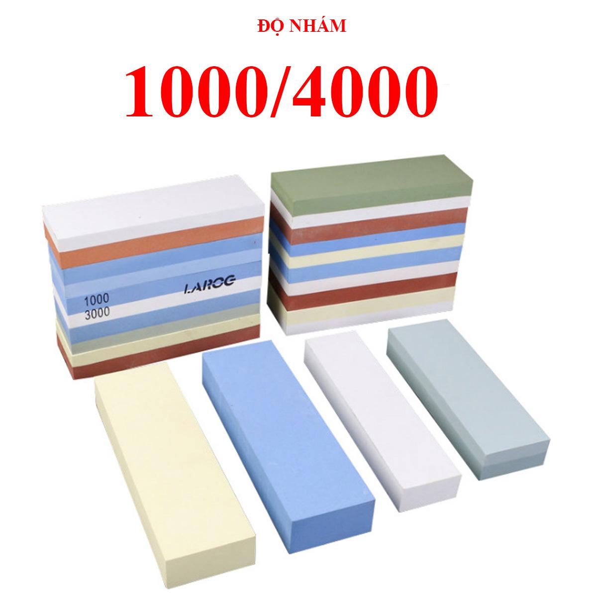 Đá mài dao hai mặt cao cấp KHALIK - Độ nhám 1000/4000