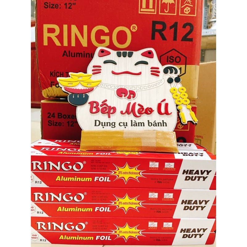 Giấy bạc Ringo R12 3mx30cm dùng để bọc và nướng thực phẩm