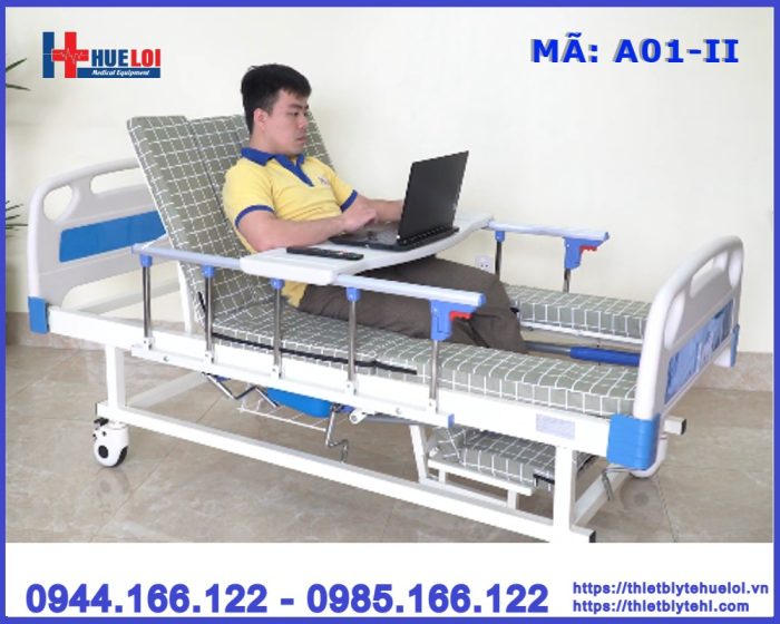 Giường đa năng chăm sóc người bệnh, Giường y tế đầy đủ chức năng