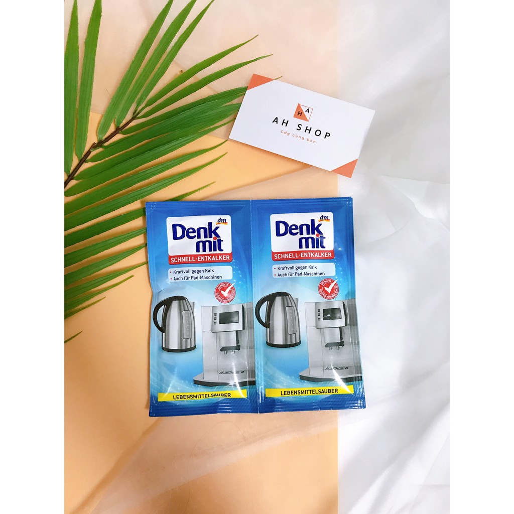 Bột Tẩy Cặn Ấm Siêu Tốc - Bình Thủy Denkmit hàng nội địa Đức