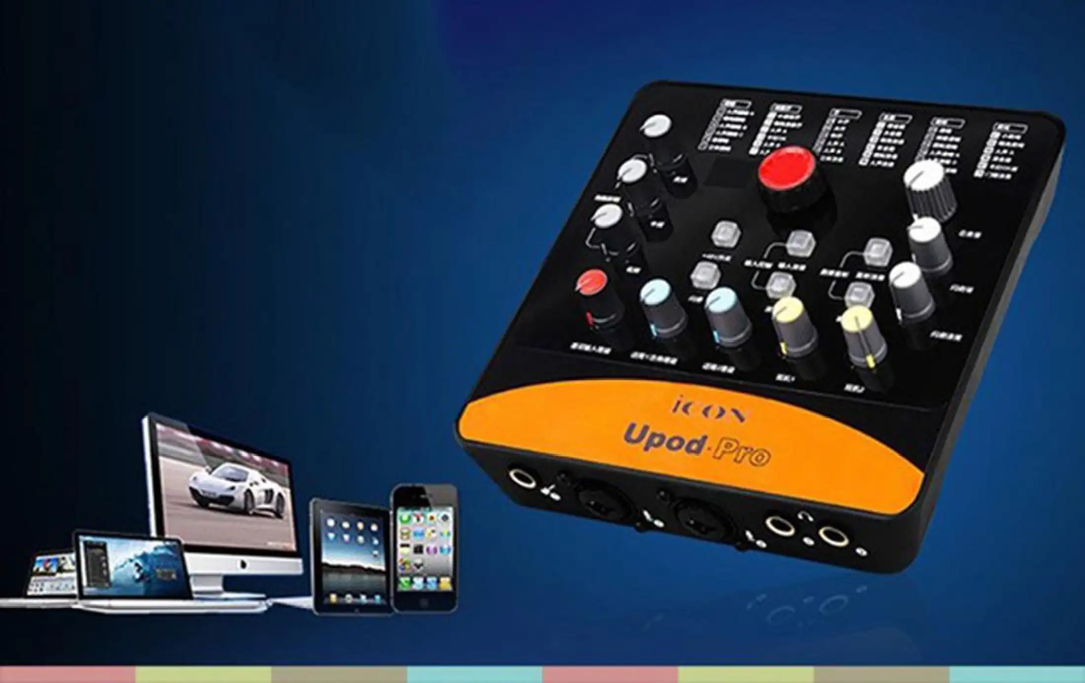 Sound card ICON Upod Pro hát karaoke livestream online thu âm chuyên nghiệp.