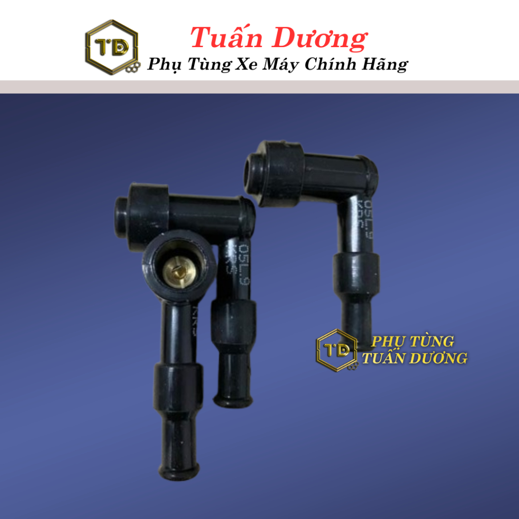 Tẩu bu gi xe honda dream wave đánh lửa cực mạnh - nắp chụp bugi lắp xe máy dream thái, dream việt, wave