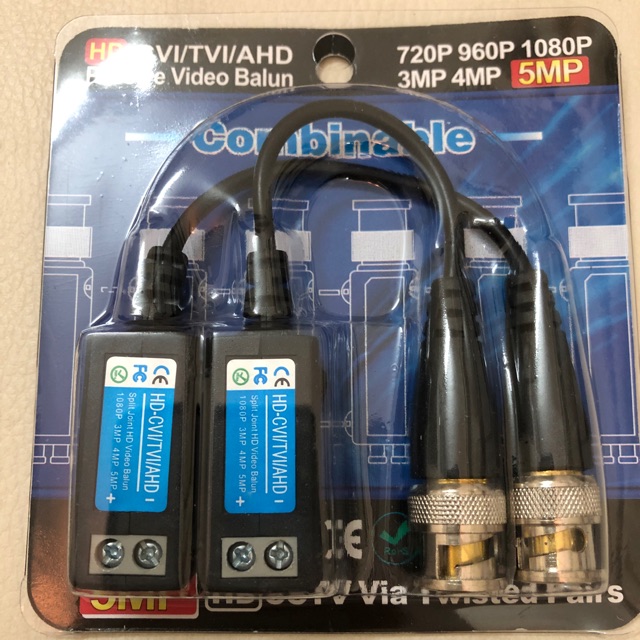 Balun 5mp balun 4mp vặn ốc