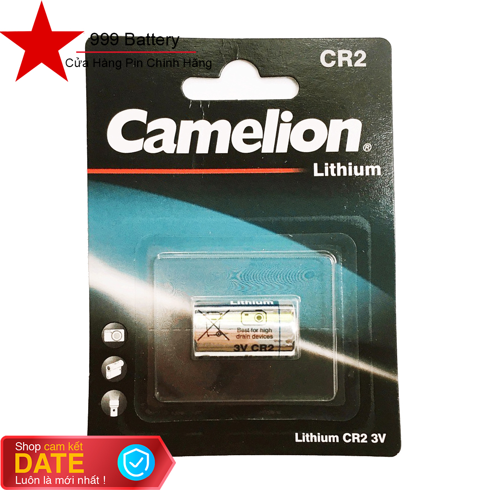 1 vỉ pin Cr2, pin máy ảnh Cr2 Camelion lithium 3V chính hãng