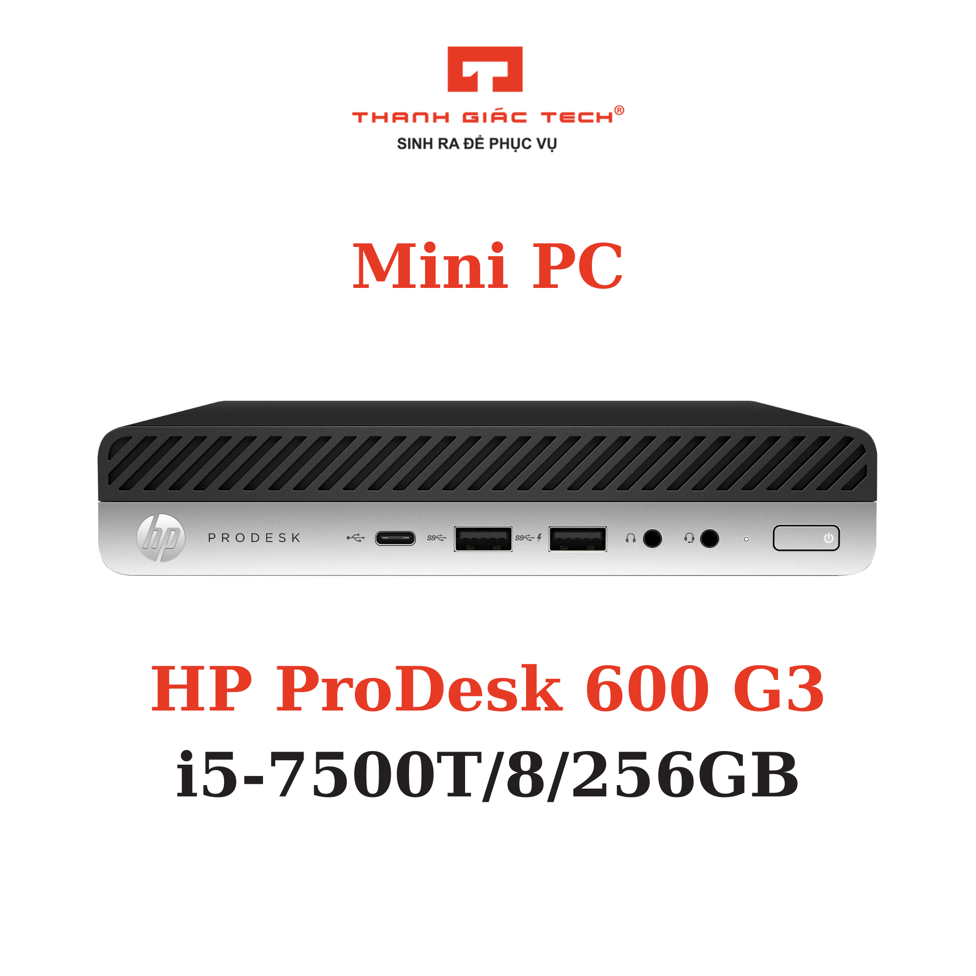 Máy tính mini pc hp prodesk 600 g3 dùng văn phòng & học online - bảo hành 12 tháng