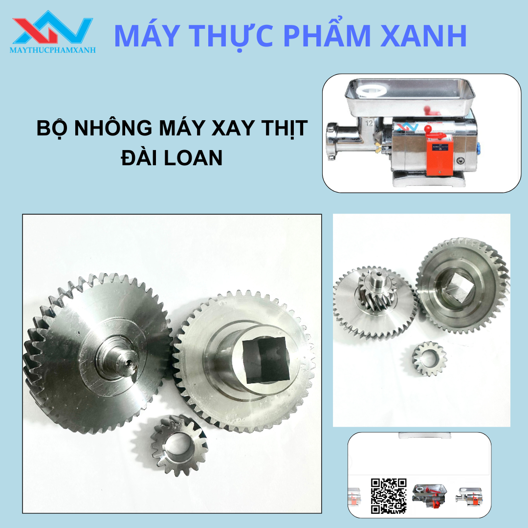 Bộ nhông máy xay thịt đài loan các dòng aks/ats/ry-12/hv237