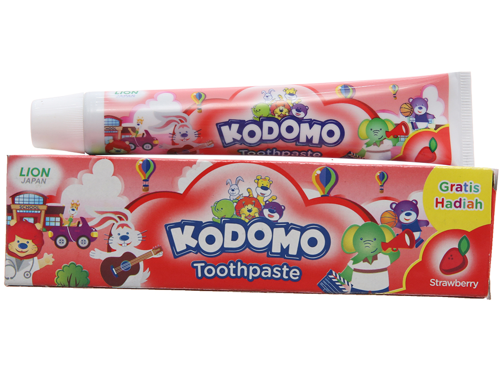Kem đánh răng cho bé Kodomo hương dâu 45g