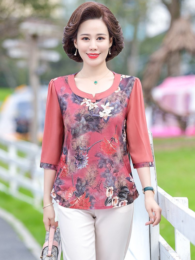 Áo kiểu trung niên nữ