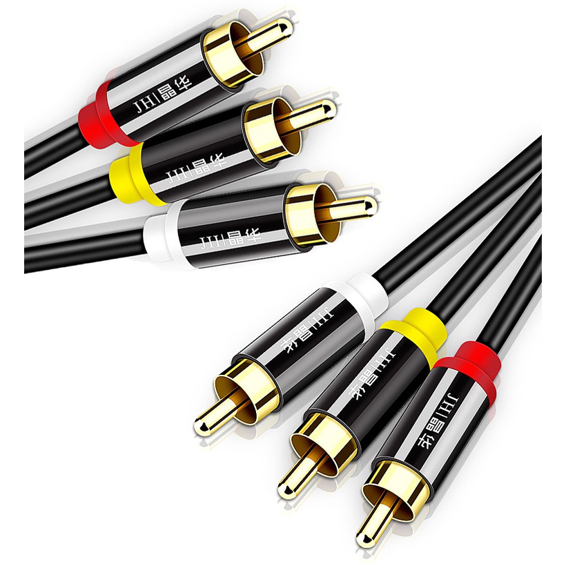 Cáp bông sen 3rca dành cho tivi, ps4, dvd các đầu bọc nhôm - jinghua a110