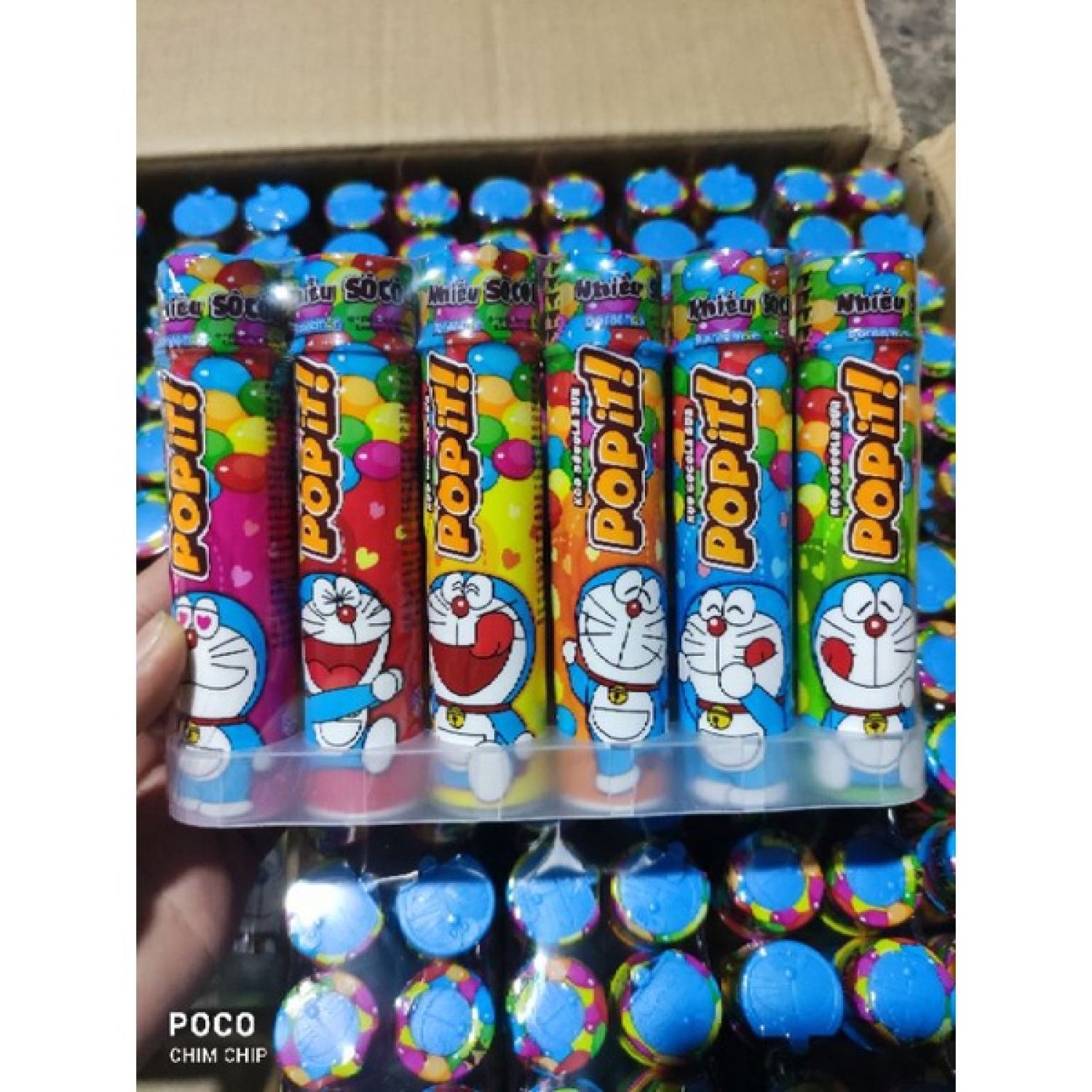 Kẹo ống popit socola trẻ em
