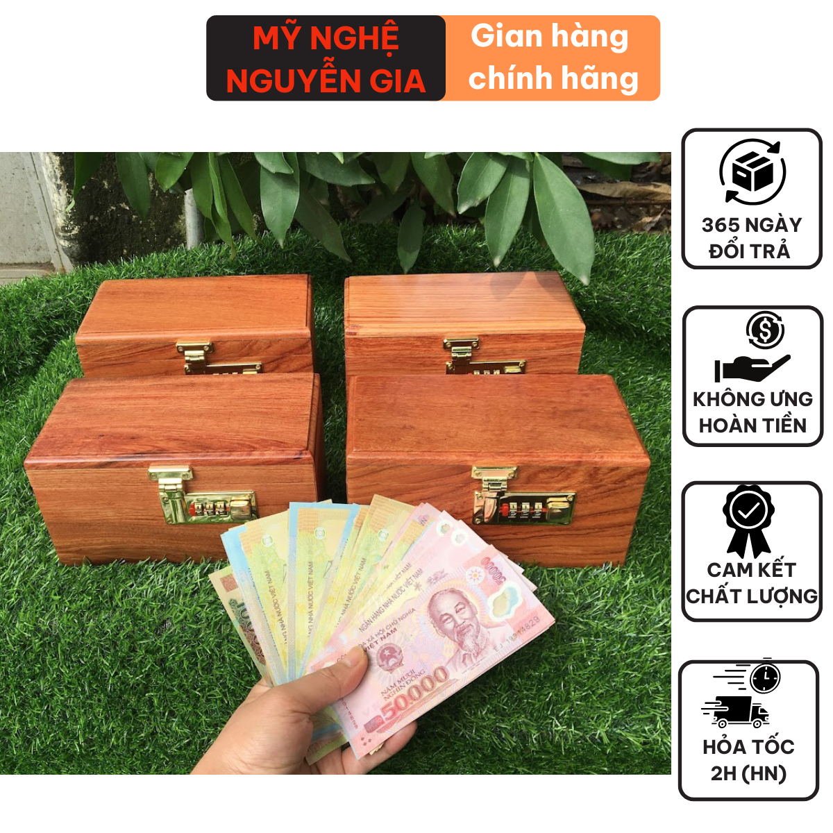 Hộp đựng tiền tiết kiệm có khóa mật khẩu giá rẻ an toàn bí mật bằng gỗ bảo hành 12 tháng nhét tiền nguyên tờ giúp tiền luôn mới xây dựng thói quen tài chính và đầu tư wooden money box