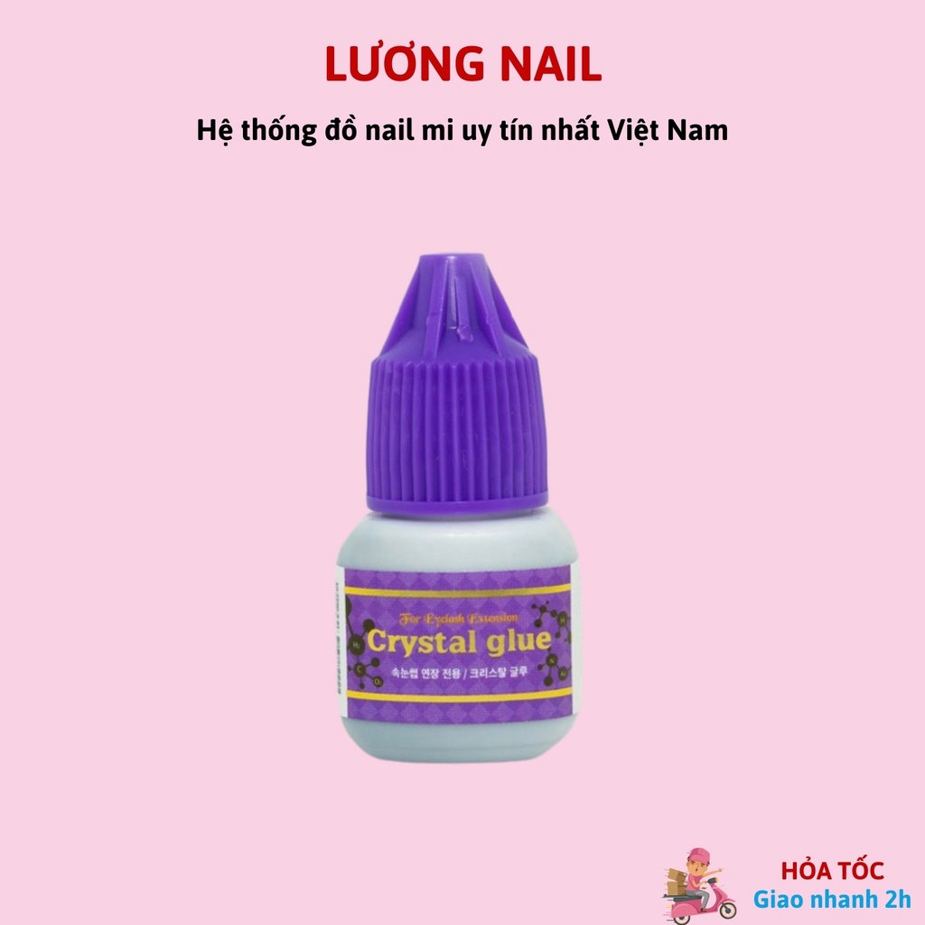 Keo nối mi lady black -crystal -sky glue đen- H900- magic glue -nio không cay- sáp tháo mi hàn- gel pad dán mi