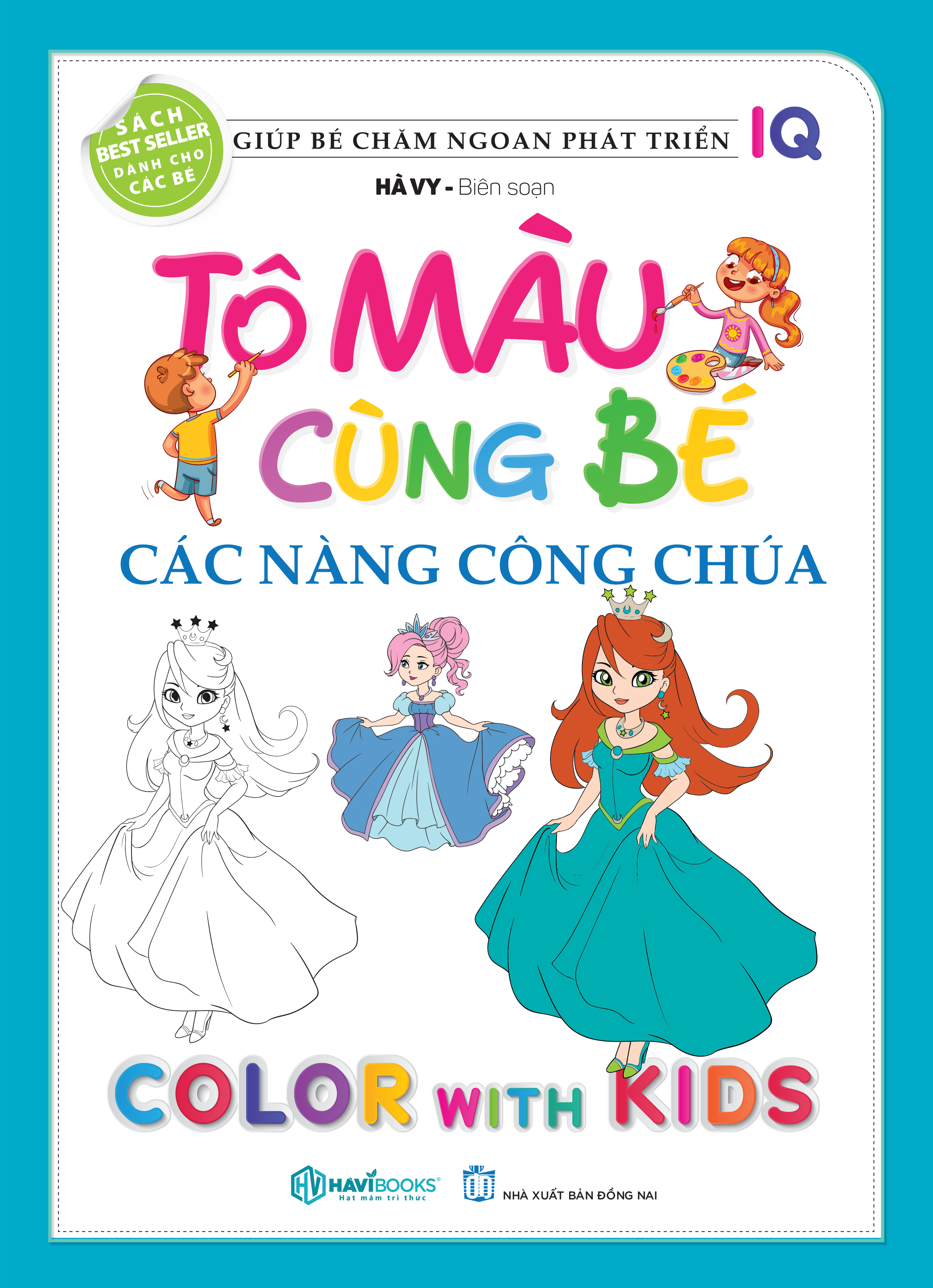 Tô màu cùng bé : các nàng công chúa