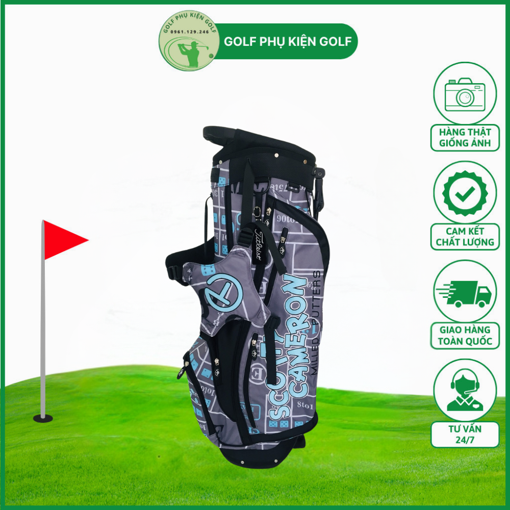 Túi Đựng Gậy Golf Chân Chống- Scostty Cameron NEW