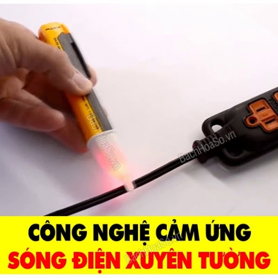 Bút thử điện xuyên tường cảm ứng thông minh. phát ra âm thanh khi phát hiện nguồn điện