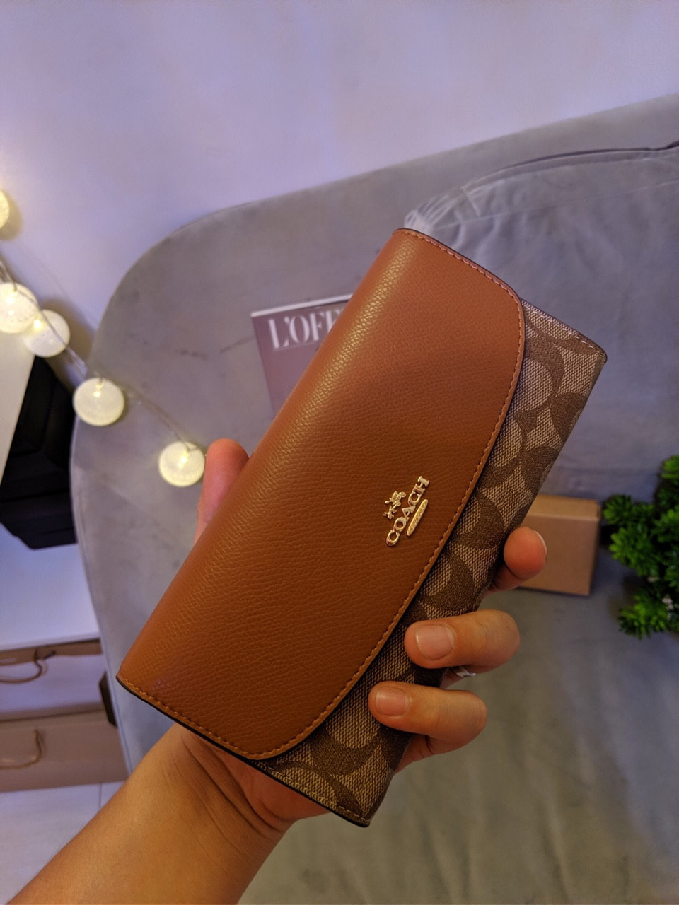 Ví coach dài size 20 f54022
